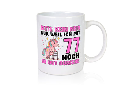 77. Geburtstag | 77 Jahre Mit noch so gut aussehen lustig Geschenkidee Geschenk