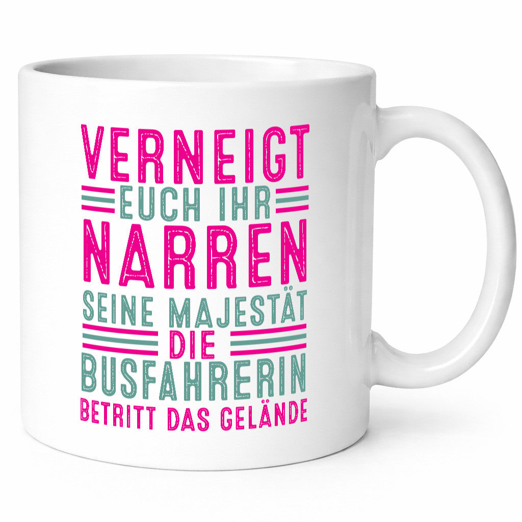 Verneigt euch: Busfahrerin | Berufsfahrer Fahrerin v2 Humor Arbeit Kollegen