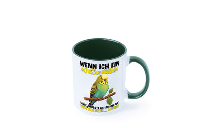 Wellensittich | Vogelbesitzer Humor Geschenkidee Tasse
