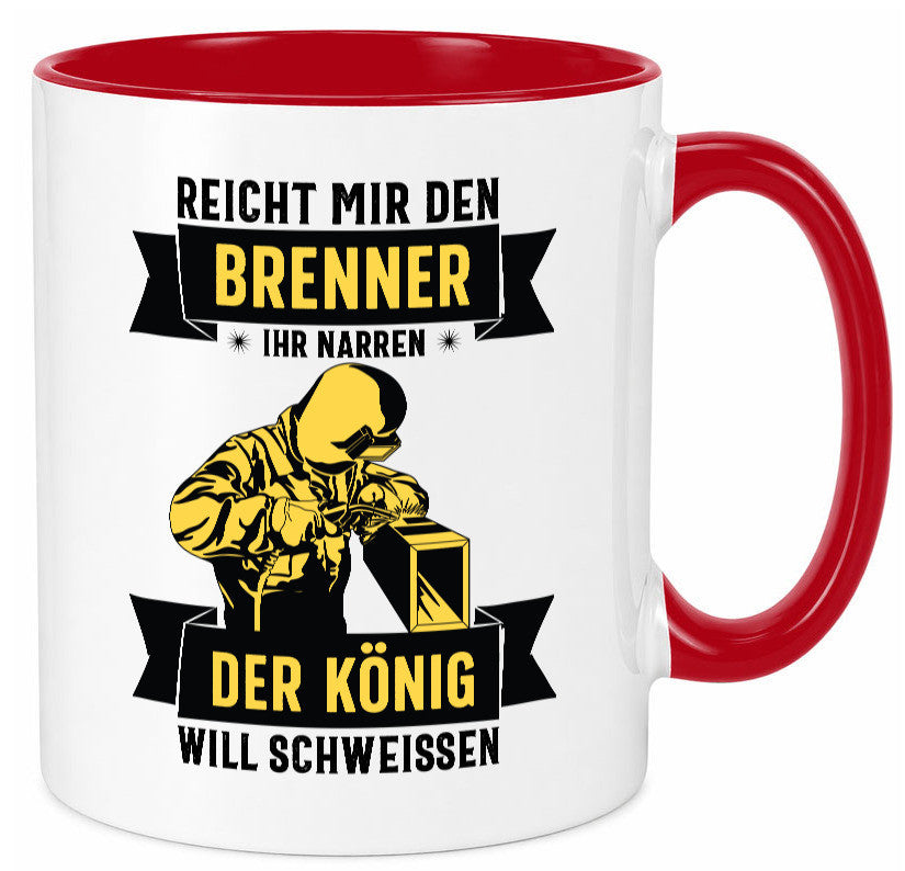 König will schweissen | Schweisser Sterne lustiger Spruch Geschenk Humor