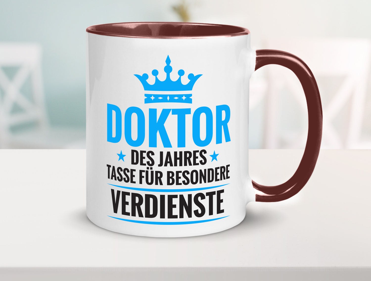 Besonderer Verdienst: Doktor | Doktorand Doktortitel Humor Geschenkidee Tasse