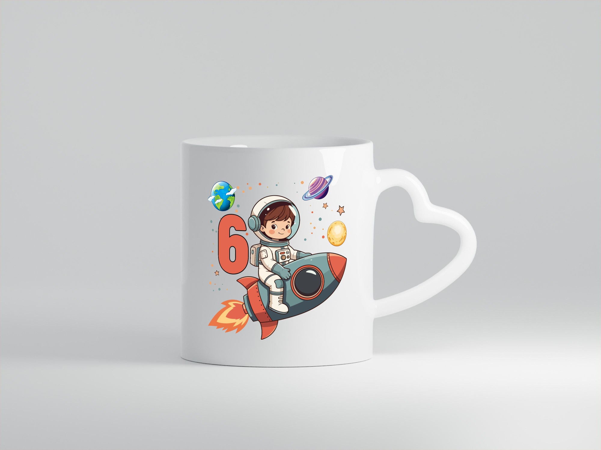 6. Geburtstag | 6 Jahre Astronaut Weltraum Geschenk Geschenkidee lustiger