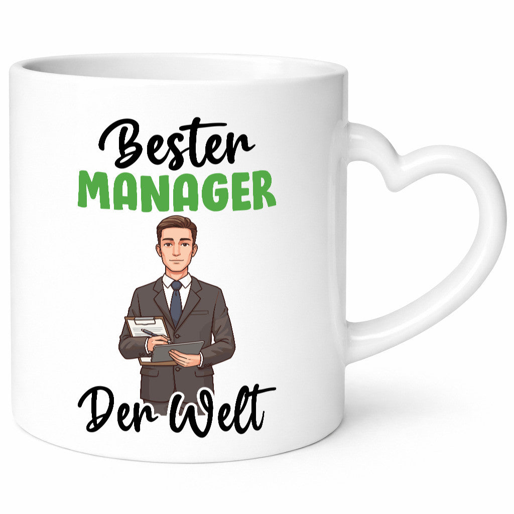 Bester Manager | Management v2 lustig Humor Geschenkidee Geschenk Tasse