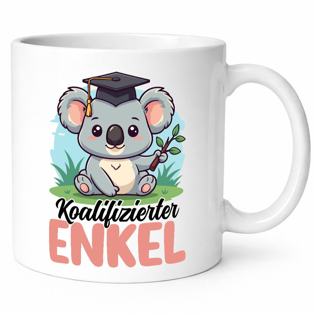 Koalifizierter Enkel | Großmutter Großvater Oma Opa lustiger Spruch Geschenk