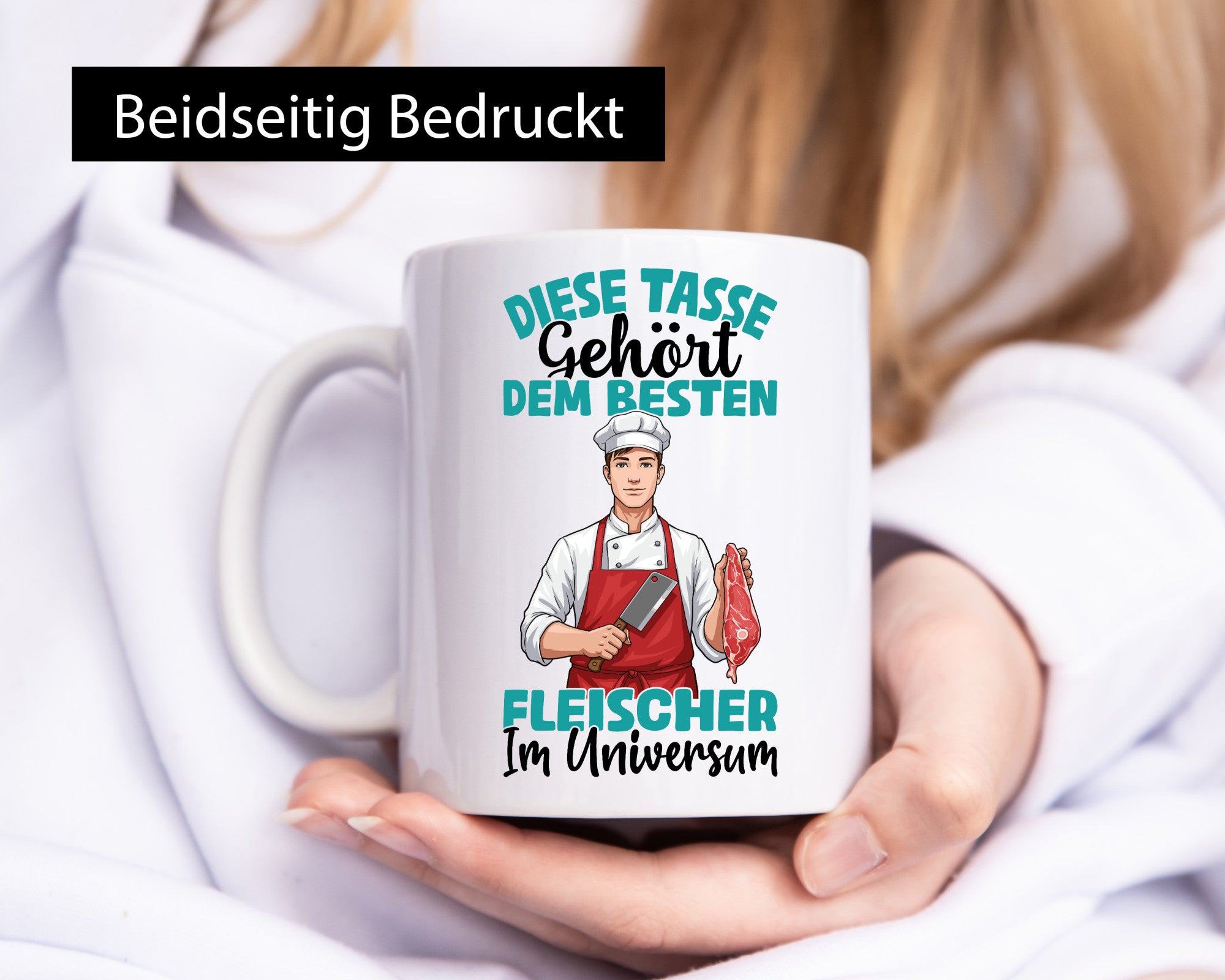 Im Universum: Fleischer | Schlachterei Geschenk Humor Geschenkidee lustiger