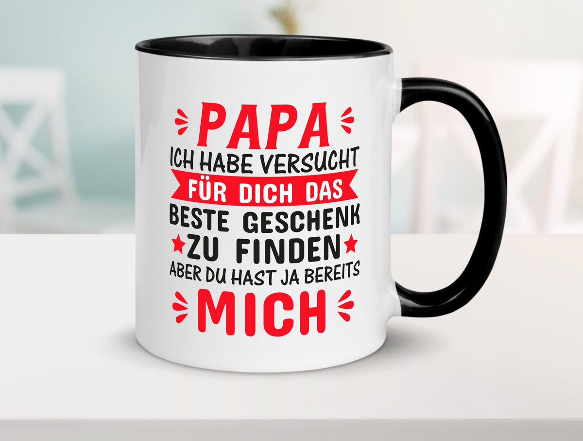 Bestes Geschenk für Papa | Vatertag Tasse Kinder Familie Geschenkidee lustiger