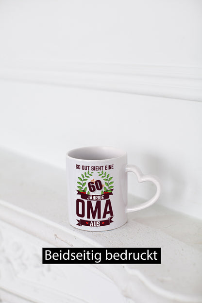 60. Geburtstag | 60 Jährige Oma Großmutter Geschenk Familie Geschenkidee