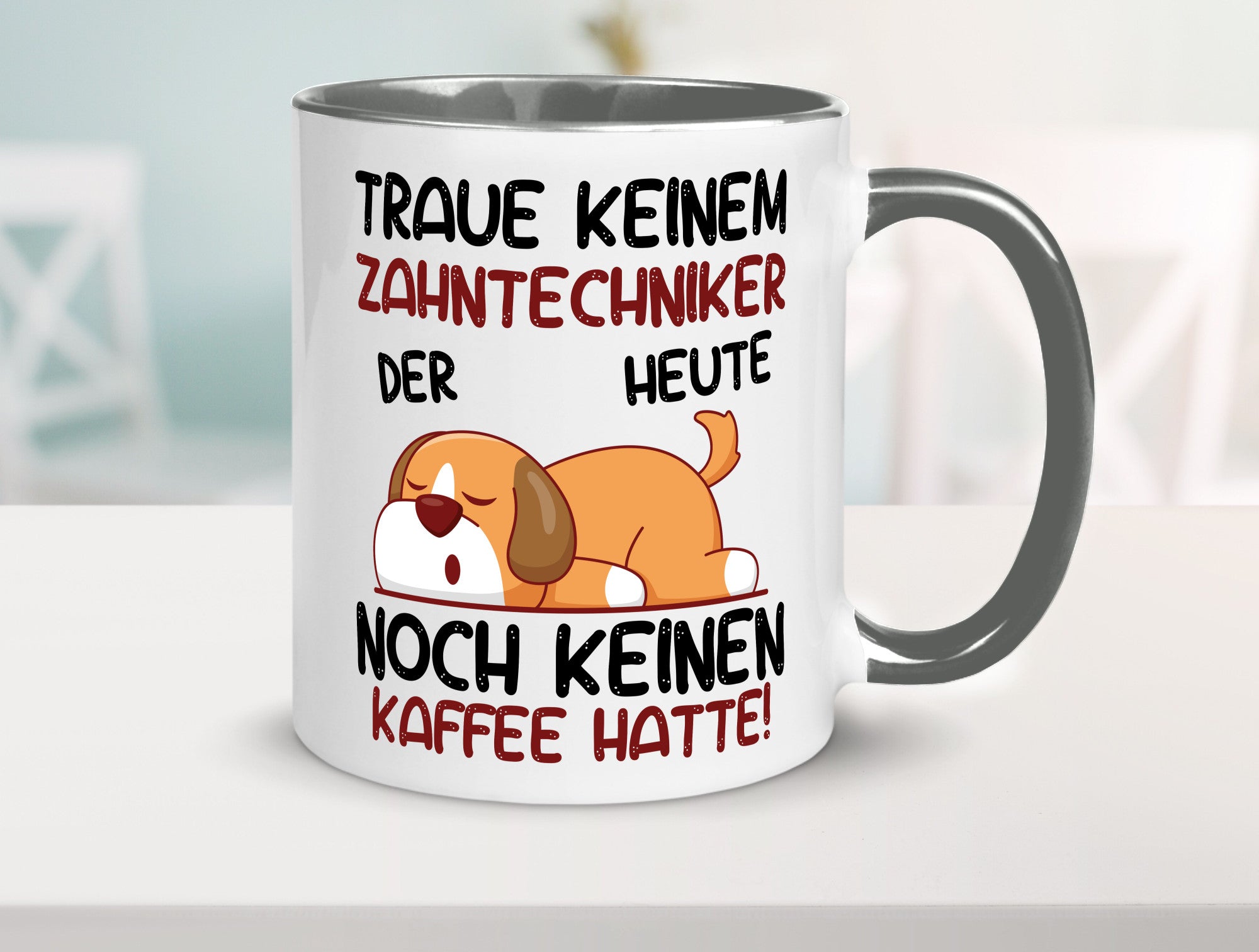 Traue keinem Zahntechniker | Zahnmedizin lustig Humor Geschenkidee Geschenk