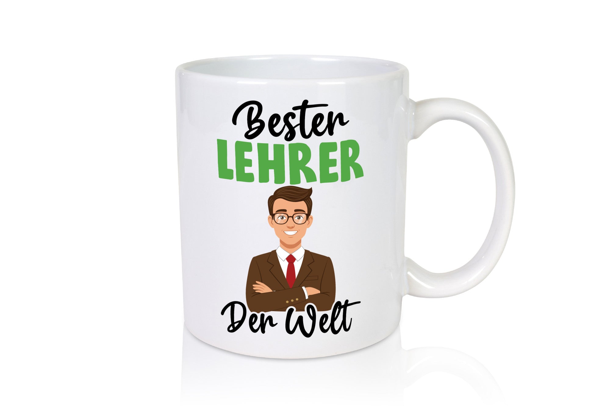 Bester Lehrer | Schule Beruf Schüler v2 Geschenk Arbeit Kollegen Büro lustiger