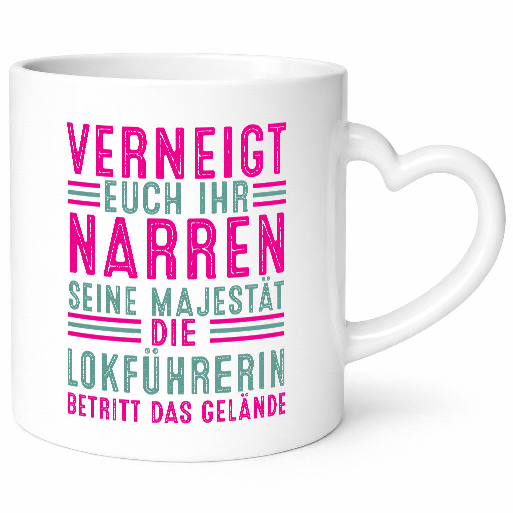 Verneigt euch: Lokführerin | Zug Beruf lustig Arbeit Kollegen Büro Geschenk