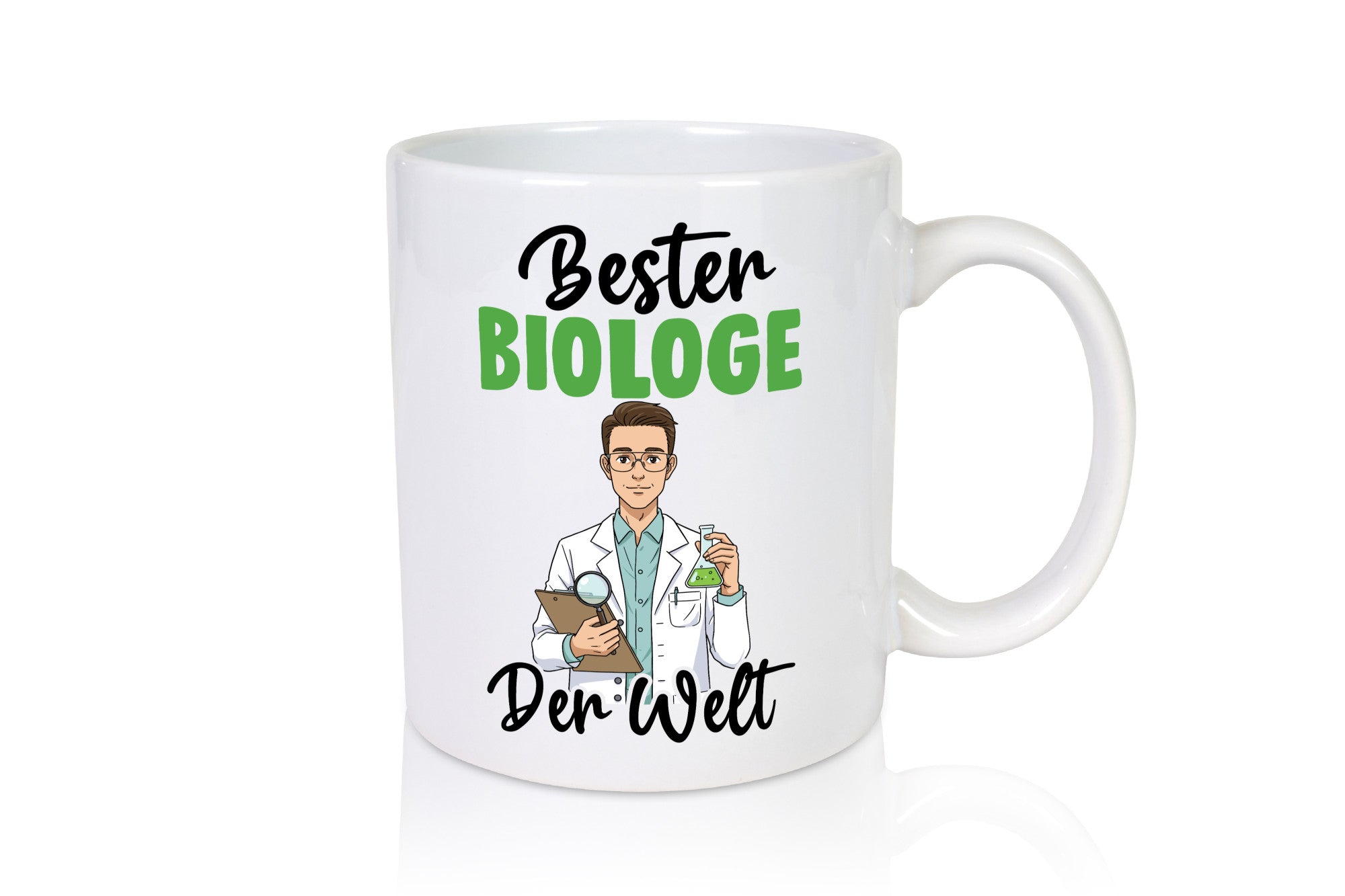 Bester Biologe | Biologie Naturforscher v2 Geschenkidee Humor Tasse