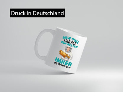 Im Universum: Imker | Imkerei lustig Humor Geschenkidee Geschenk Tasse