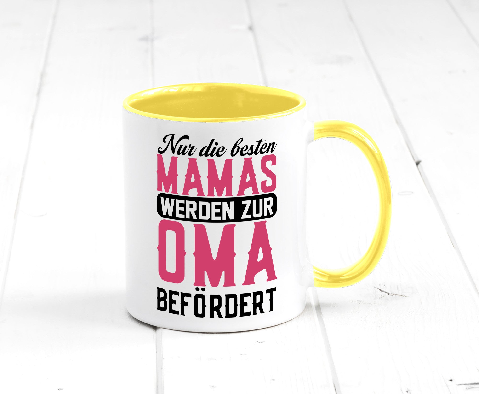 Beste Mama wird zur Oma befördert | Großmutter lustiger Spruch Geschenk Familie