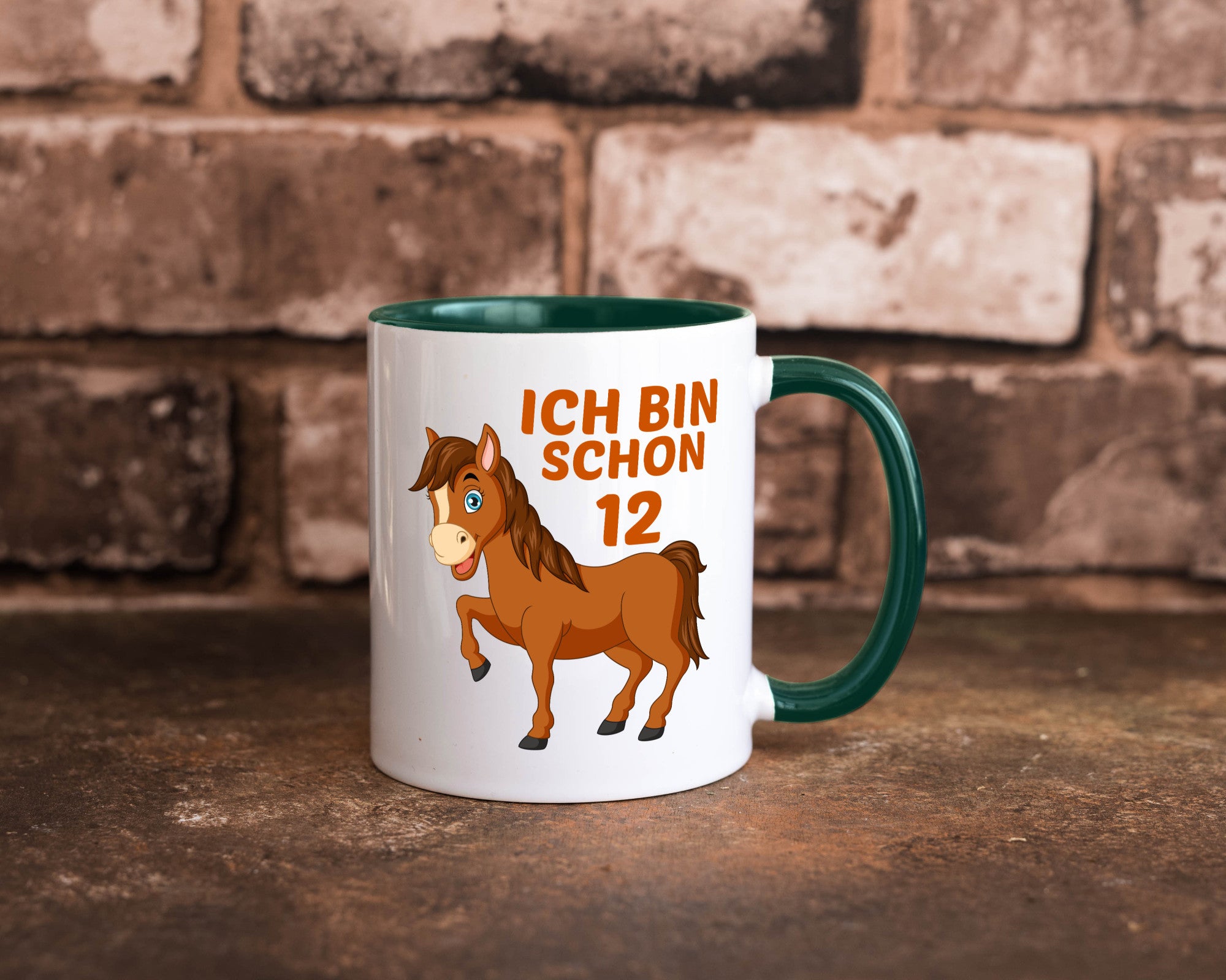 12. Geburtstag | Ich bin schon 12 Pferde Pony Geschenkidee Humor Tasse