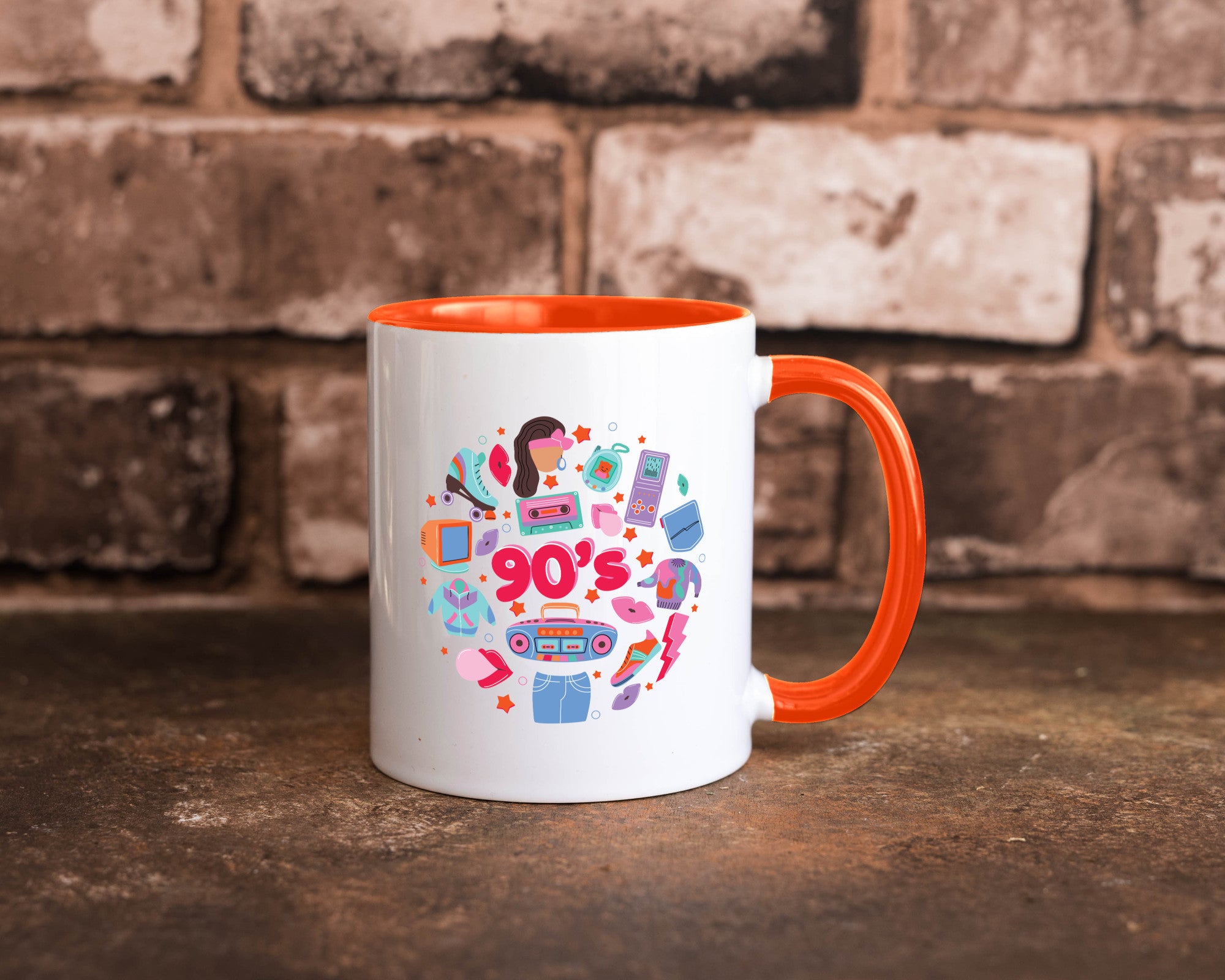 90er Jahre | Alte Zeit Nostalgie Humor Geschenkidee Tasse