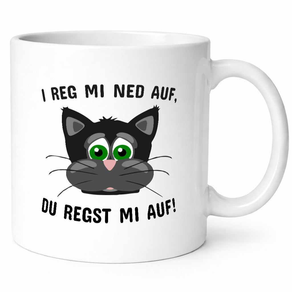 Bayrisch | Bayerisch Spruchtasse mürrische Katze lustiger Spruch Geschenk