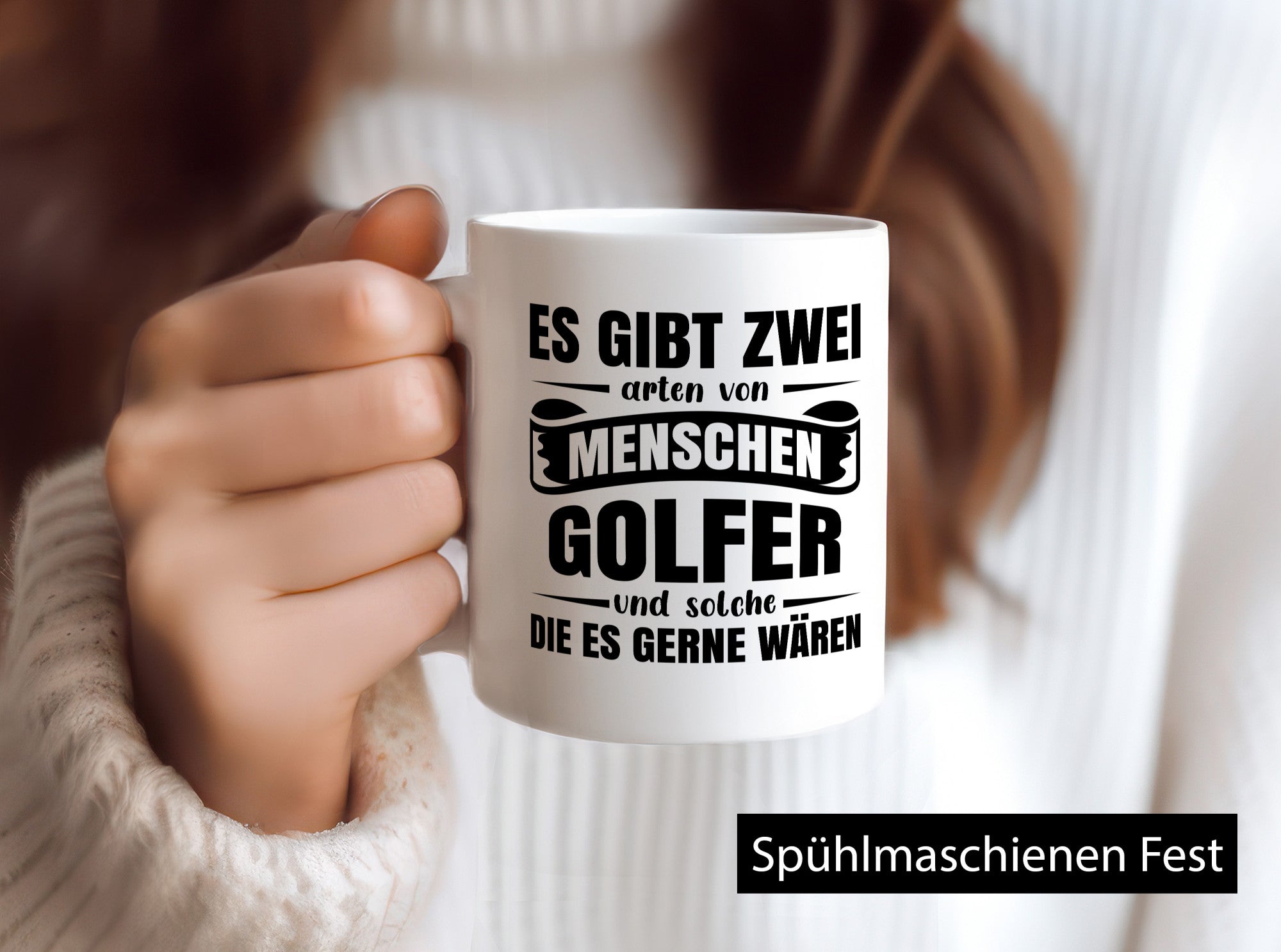 Es gibt 2 Arten von Menschen | Golfer Golfsport Geschenkidee Humor Tasse