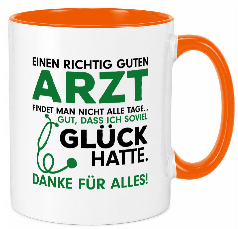 Richtig guter Arzt | Dankeschön Tasse Ã„rzte Spruch Geschenk Humor Geschenkidee