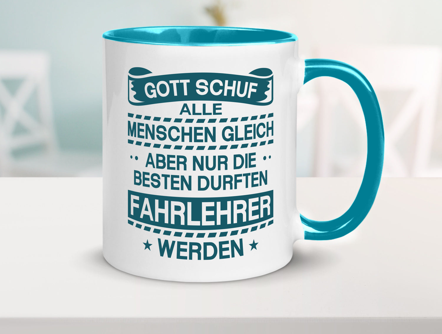 Alle Menschen gleich, die Besten sind Fahrlehrer | Sterne Humor Geschenkidee