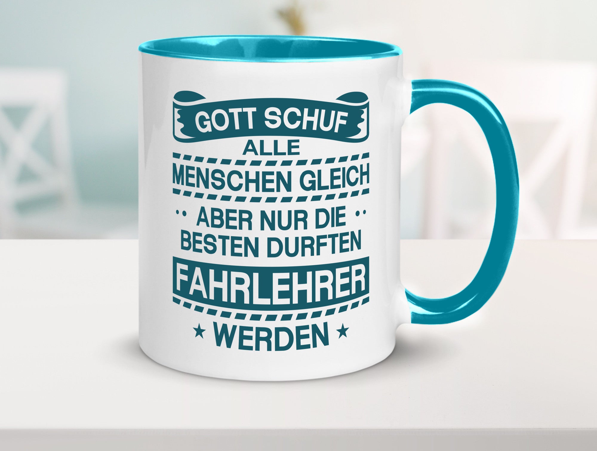 Alle Menschen gleich, die Besten sind Fahrlehrer | Sterne Humor Geschenkidee