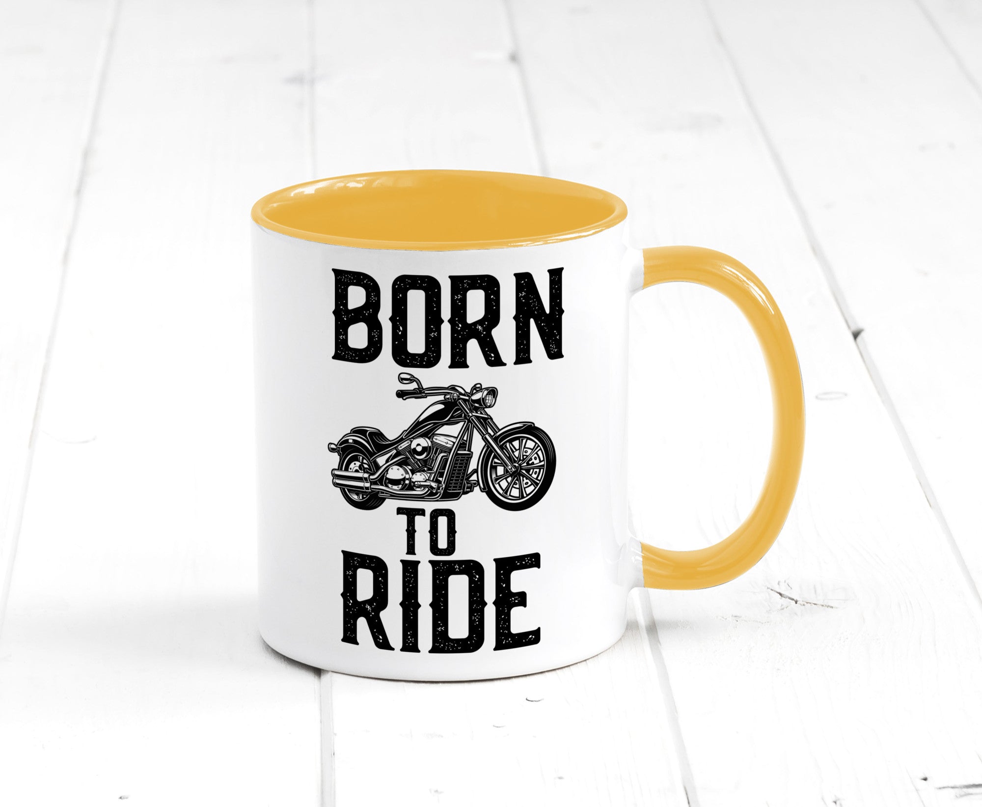 Born to ride | Biker Tasse Motorradfahrer Motorrad lustiger Spruch Geschenk