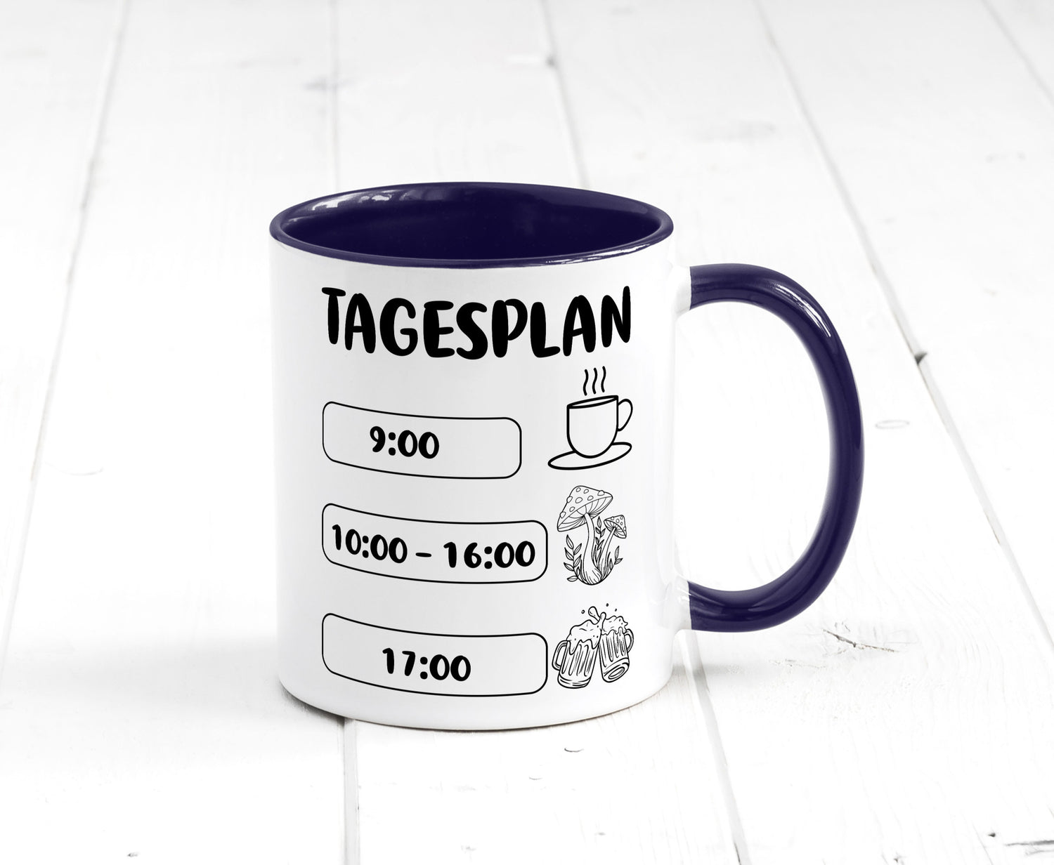 Tagesplan Pilzsammler | Pilze Wald v2 Geschenk Humor Geschenkidee lustiger