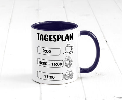 Tagesplan Pilzsammler | Pilze Wald v2 Geschenk Humor Geschenkidee lustiger