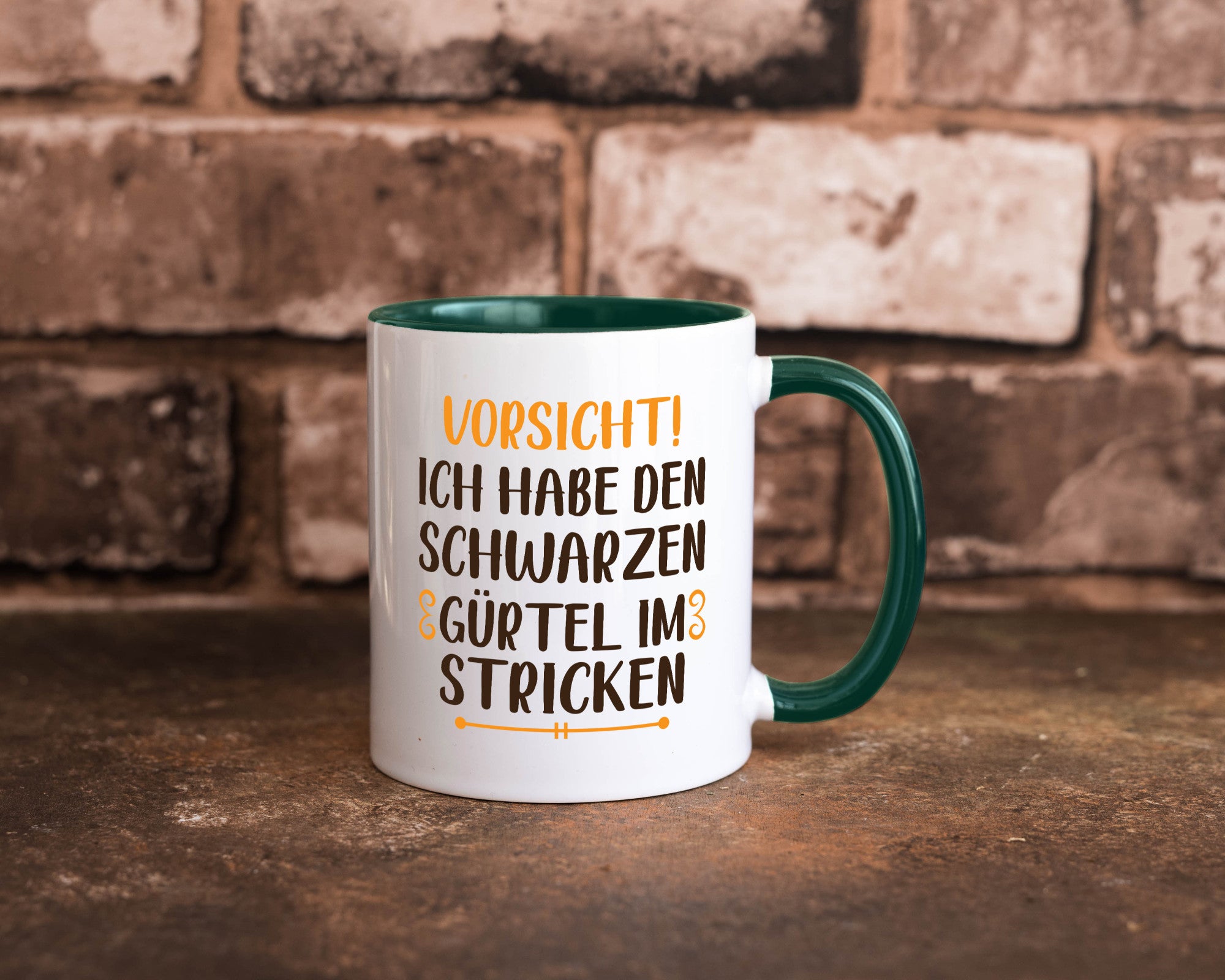 Schwarzen Gürtel im Stricken | Stricknadel lustiger Spruch Geschenk Humor