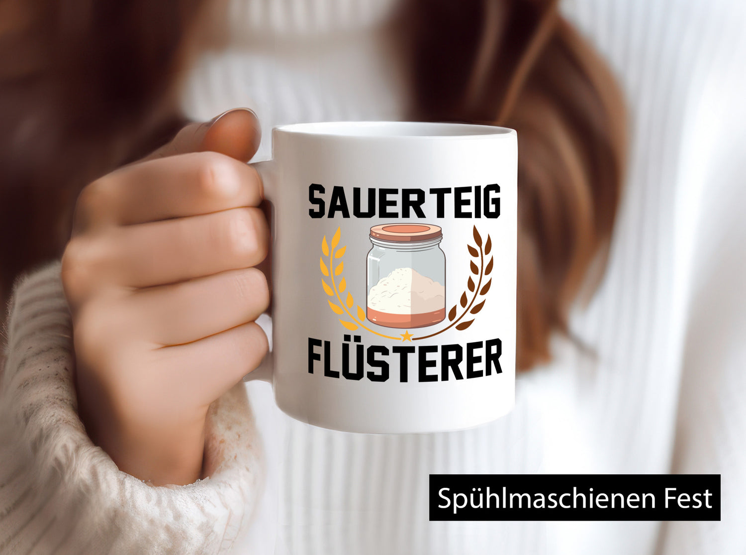 Sauerteig Flüsterer | Bäcker Backen lustig Humor Geschenkidee Geschenk Tasse