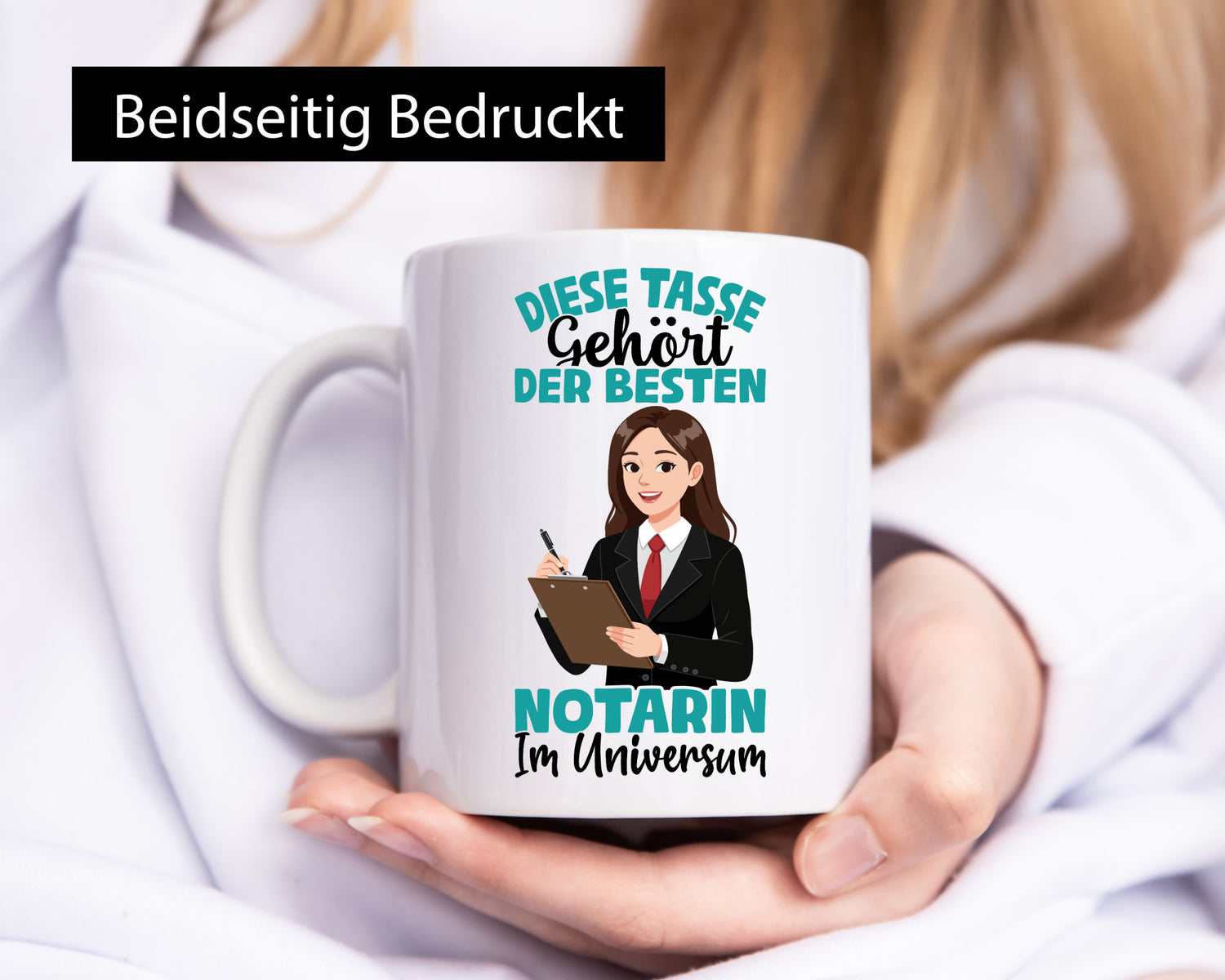 Im Universum: Notarin | Juristin Humor Geschenkidee Tasse