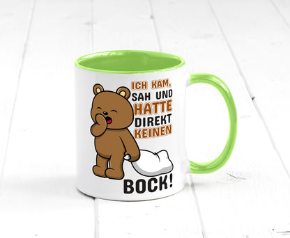 Direkt keinen Bock! | Büro Faultier Morgenmuffel Geschenk Arbeit Kollegen