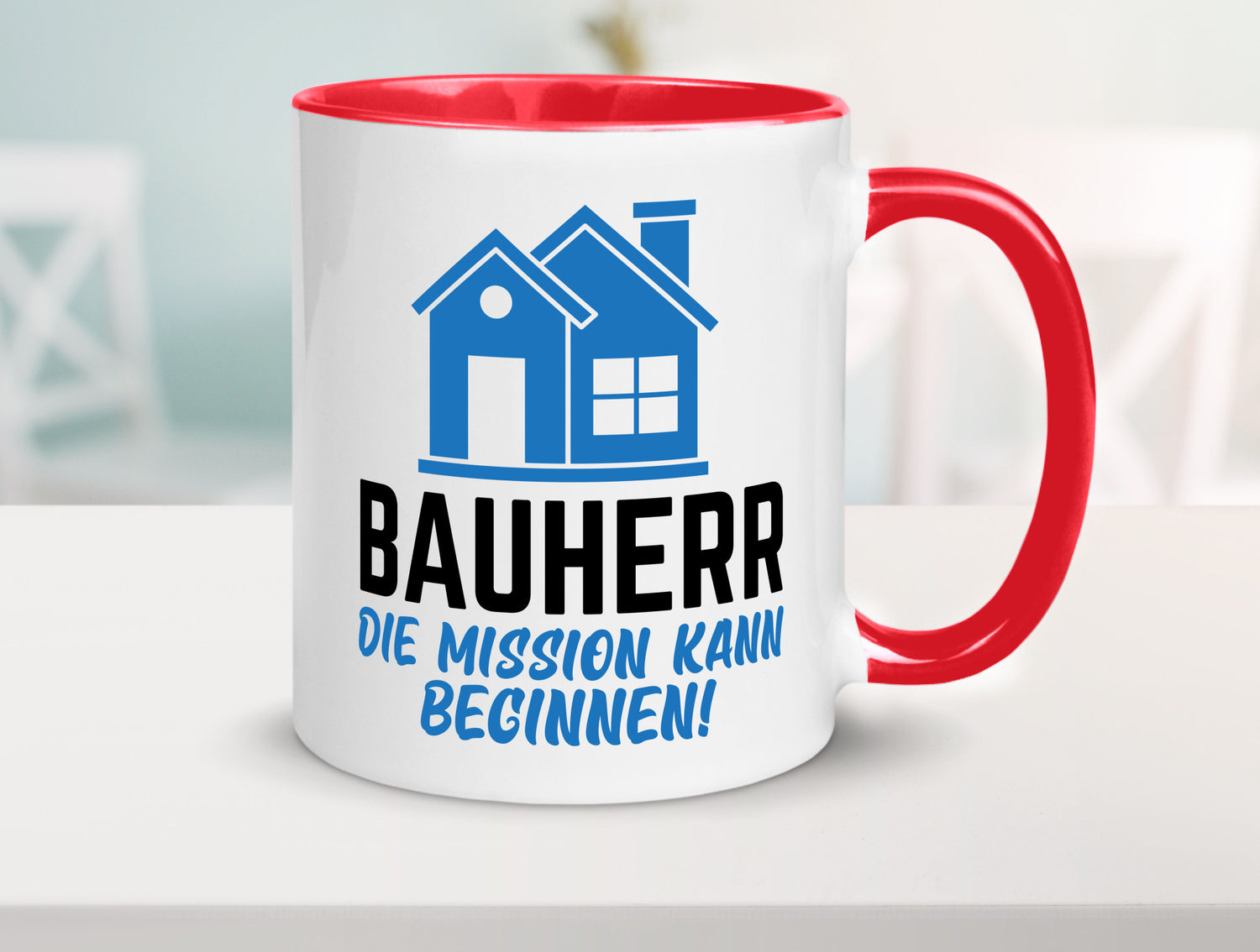 Bauherr | Die mission kann beginnen Bauherren lustiger Spruch Geschenk Humor