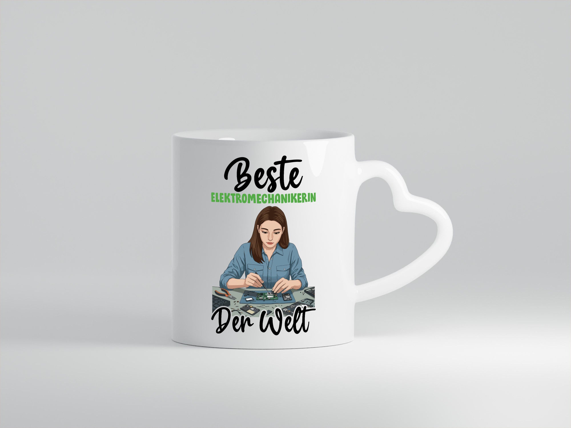 Beste Elektromechanikerin | Mechanikerin v2 Geschenkidee Humor Tasse