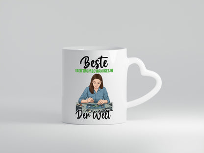 Beste Elektromechanikerin | Mechanikerin v2 Geschenkidee Humor Tasse