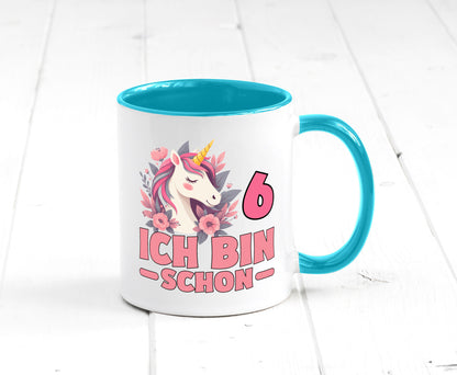 6. Geburtstag | 6 Jahre Einhorn bin schon Mädchen Geschenk Geschenkidee