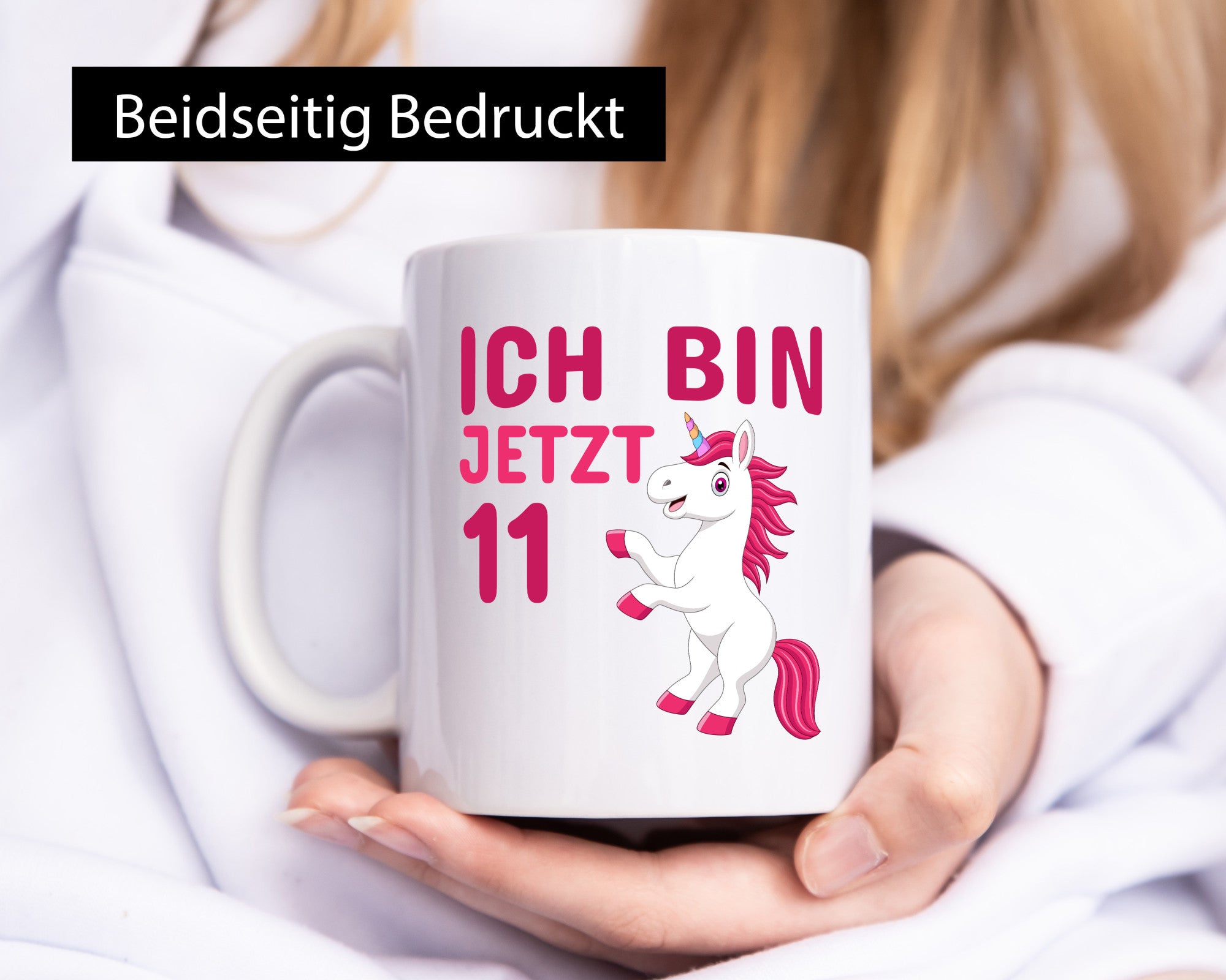 Ich bin jetzt 11 | Geburtstag Tasse Einhorn Mädchen Geschenk Geschenkidee