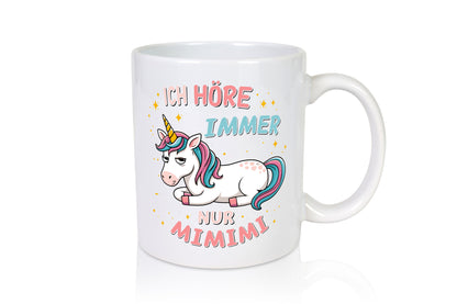 I only hear meow meow | Unicorn Lazy v2 funny saying Gift Humor