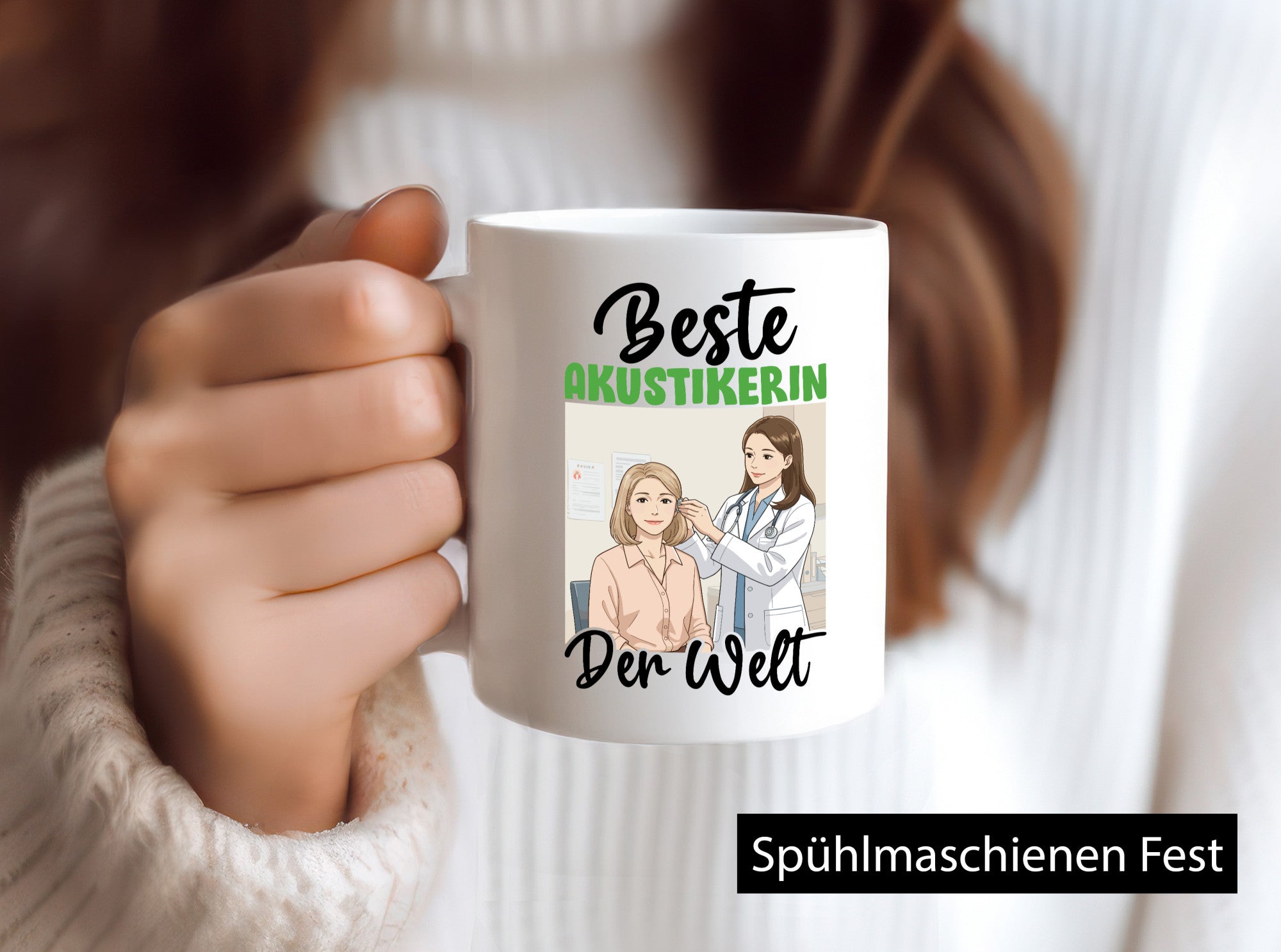 Beste Akustikerin | Akustik Hörgeräteakustik Geschenk Humor Geschenkidee