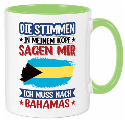Bahamas | Urlaub Stimmen in meinem Kopf Traumland Geschenk Humor Geschenkidee