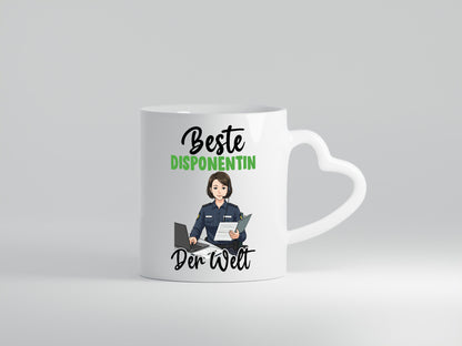 Beste Disponentin | Zuteilerin v2 lustig Humor Geschenkidee Geschenk Tasse