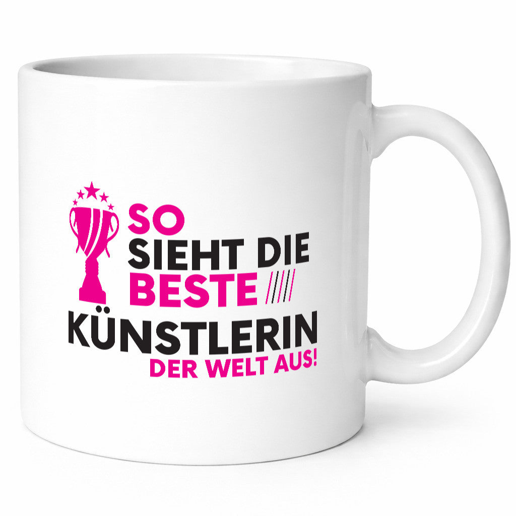 Die Weltbeste Künstlerin | lustig Kunst Humor Geschenkidee Geschenk Tasse