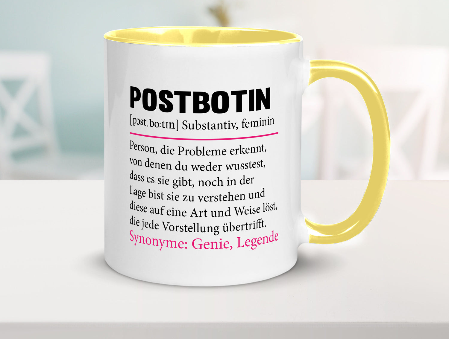 Postbotin | Beruf Post lustiger Spruch Briefträger v2 Humor Arbeit Kollegen