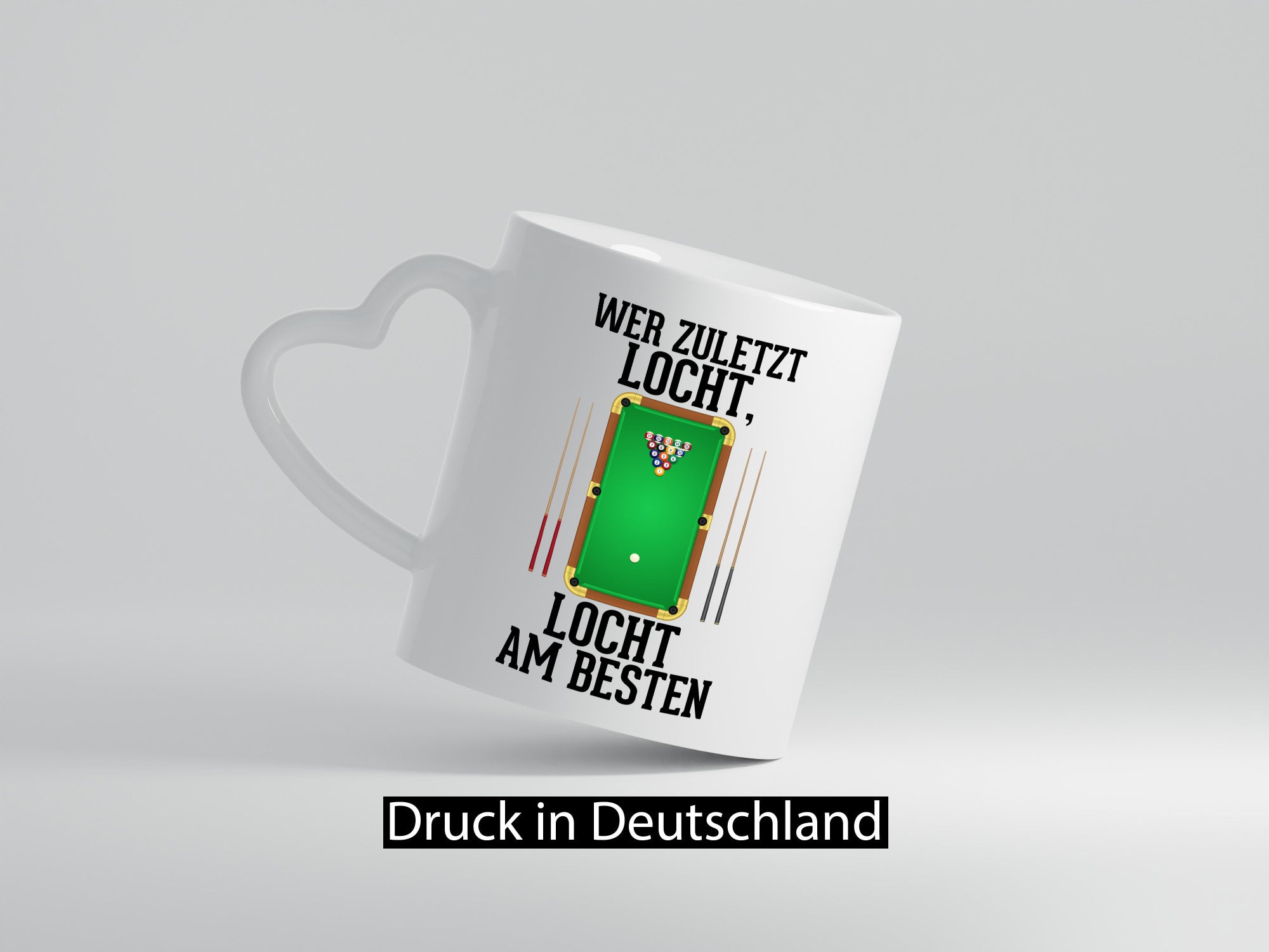 Wer zuletzt locht | Billard Billardkugel Billardspieler lustig Humor