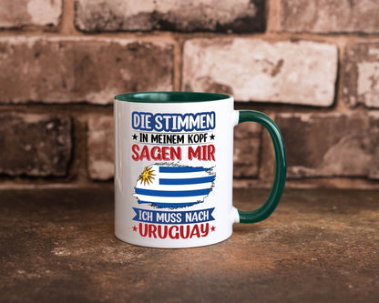 Uruguay | Urlaub Stimmen in meinem Kopf Traumland Geschenk Humor Geschenkidee