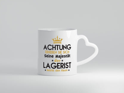 Seine Majestät Lagerist | Lageristen Lager Arbeiter lustig Arbeit Kollegen Büro