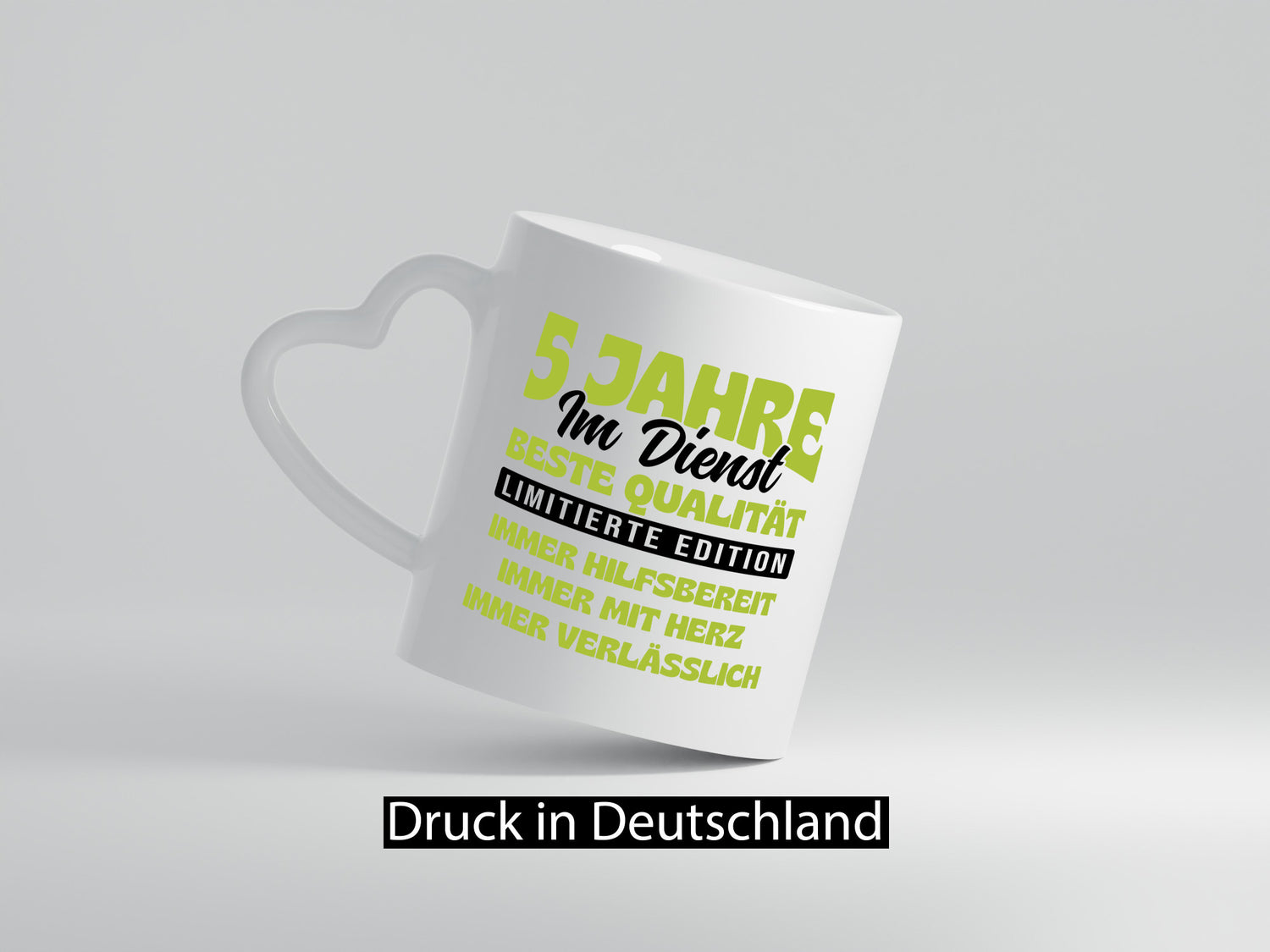 5 Jahre im Dienst | Jubiläum Arbeit v4 lustiger Spruch Geschenk Kollegen Büro