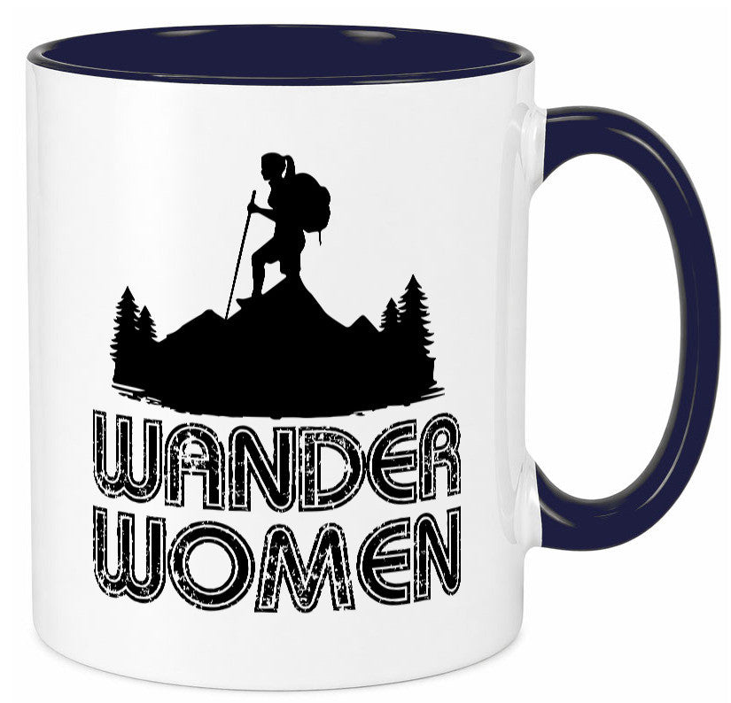 Wander Woman | Wandern Berge Geschenk Familie Geschenkidee lustiger Spruch Tasse