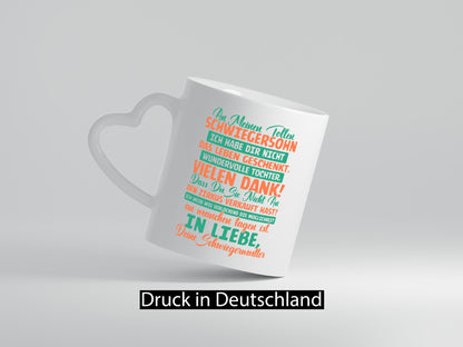 An meinen tollen Schwiegersohn vl3 Humor Familie Geschenkidee Tasse
