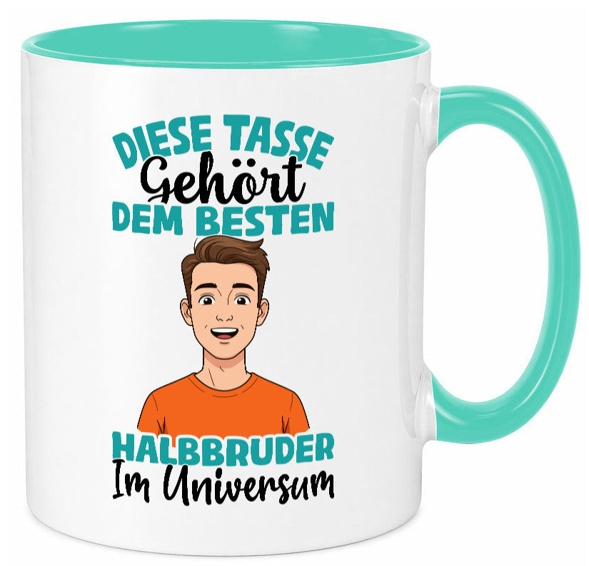 Im Universum: Halb Bruder | Stiefvater Stiefmutter Geschenkidee Familie Humor Tasse