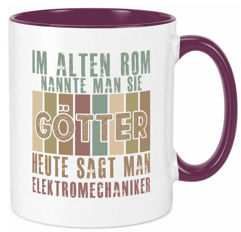 Heute sagt man: Elektromechaniker | Mechaniker Geschenk Humor Geschenkidee